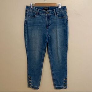 Talbots Flawless Five Pocket NWOT cropped hi rise denim jeans 12